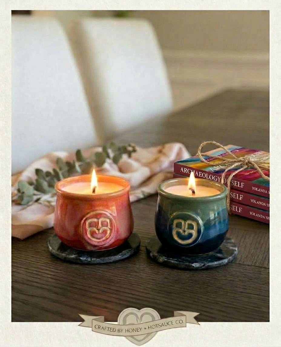 'Archaeology of Self' Custom Candle